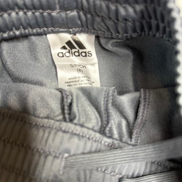 ADIDAS Boys Gray Track Pants - Picture 2 of 3